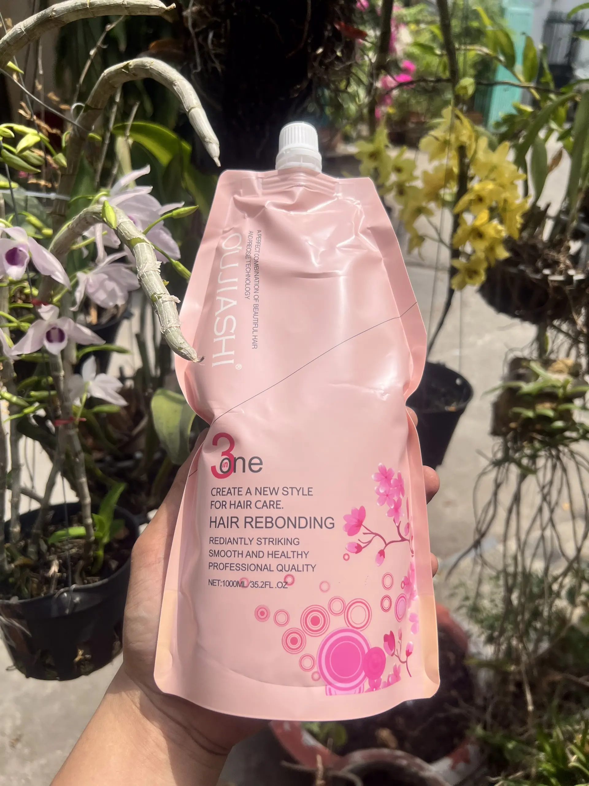 Kem Duỗi, Ép Size Hoa Anh Đào (Không Cần Dập) | Made in Japan | 1000ml
