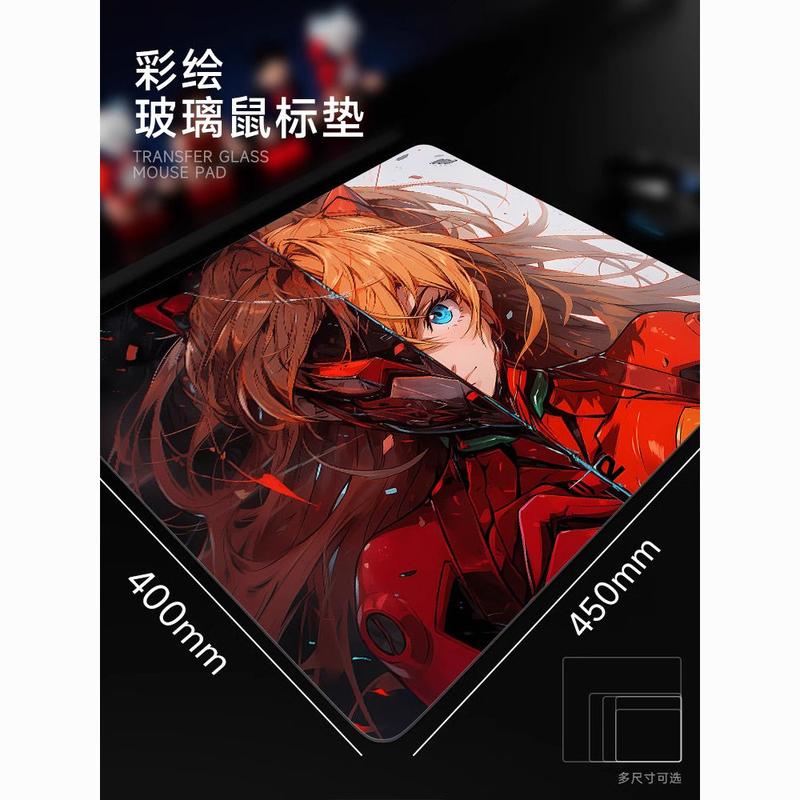 Product Introduction of แผ่นรองเมาส์แก้ว EVA Asuka PV ปรับแต่งได้ อัปเกรดนิรภัย เรียบเนียน เหมาะสำหรับเล่นเกม FPS และโต๊ะทำงาน ปี 2025 0