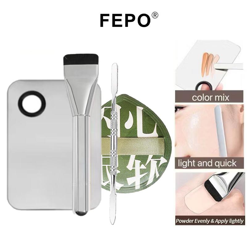  Cọ Tán Kem Nền Bảng Điều Khiển Pha Trộn Chất Liệu Thép Không Gỉ Dụng Cụ Pha Đánh Phấn Mắt Cầm Tay Chống Gỉ Thích Hợp Để Làm Móng 