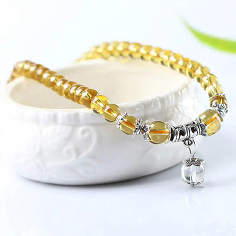 Vòng Cổ Vòng Tay Mala, Đá Pha Lê, Thạch Anh Tím Phật Giáo, 108 Hạt Cầu Nguyện, Dành Cho Phụ Nữ 6
