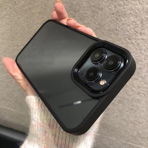 Anti-Yellow Clear Compatible For iPhone 16 15 14 13 12 Pro Max Case Military Grade Protective Hard Back 16 Plus Case