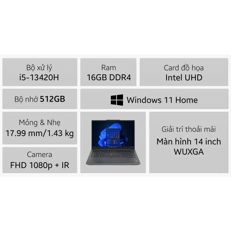 Laptop Lenovo ThinkPad E14 GEN 5 21JK00H5VN 2