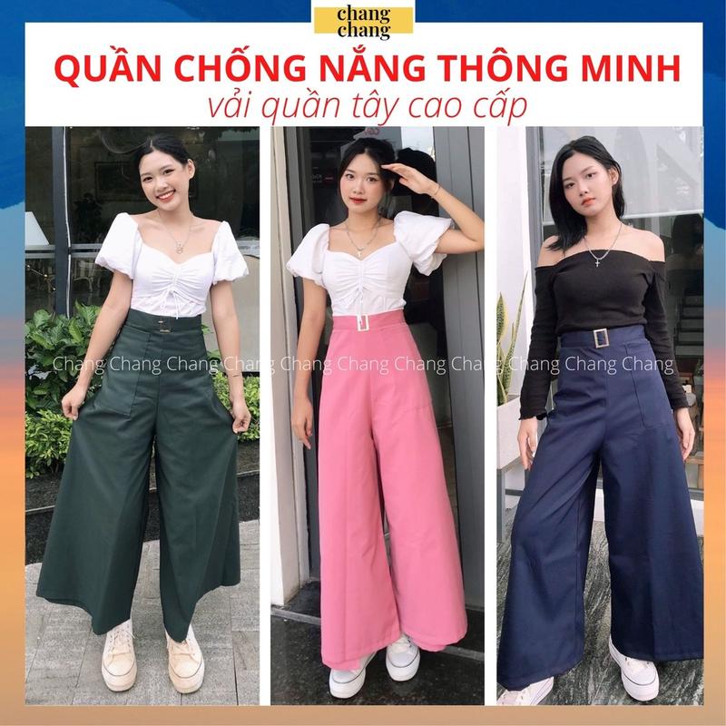 Quần váy quây chống nắng cao cấp chất liệu cotton dày dặn có đủ size thoáng mát tôn dáng đẹp Nữ Chân Váy