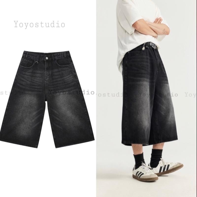 BAGGY SHORT JEANS LỬNG QUA GỐI DÀI 70cm