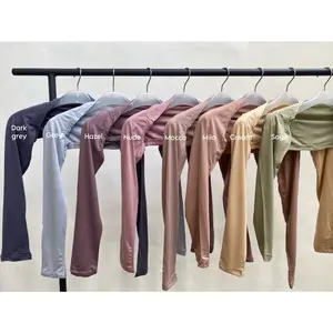 Manset Bolero Premium Rayon / Kaos Manset Tangan Sambung Croptop L XL standard dan jumbo manset hijab