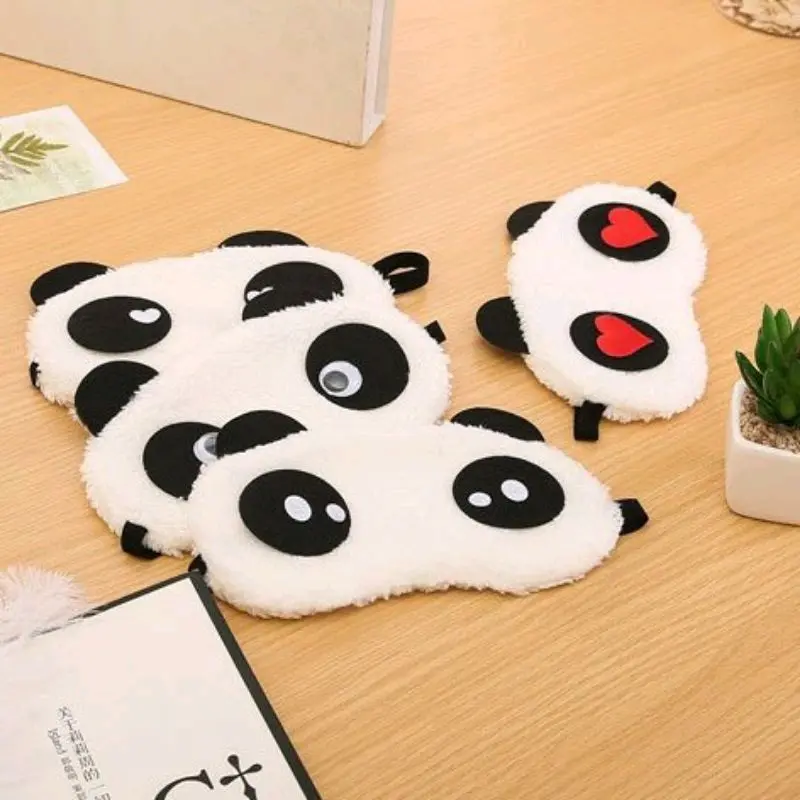 Penutup Mata Tidur Panda - Karakter Kartun Masker - Sleep Eye Masker