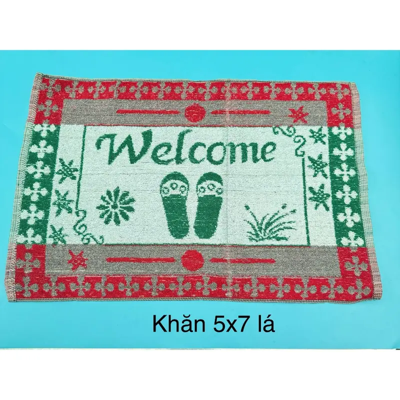 Thảm khăn chùi chân bình dân - Gia Dụng Phúc Hưng Phát size 40x60,50x70 giao màu ngẫu nhiên cho khách, lựa nhắn tin. 5