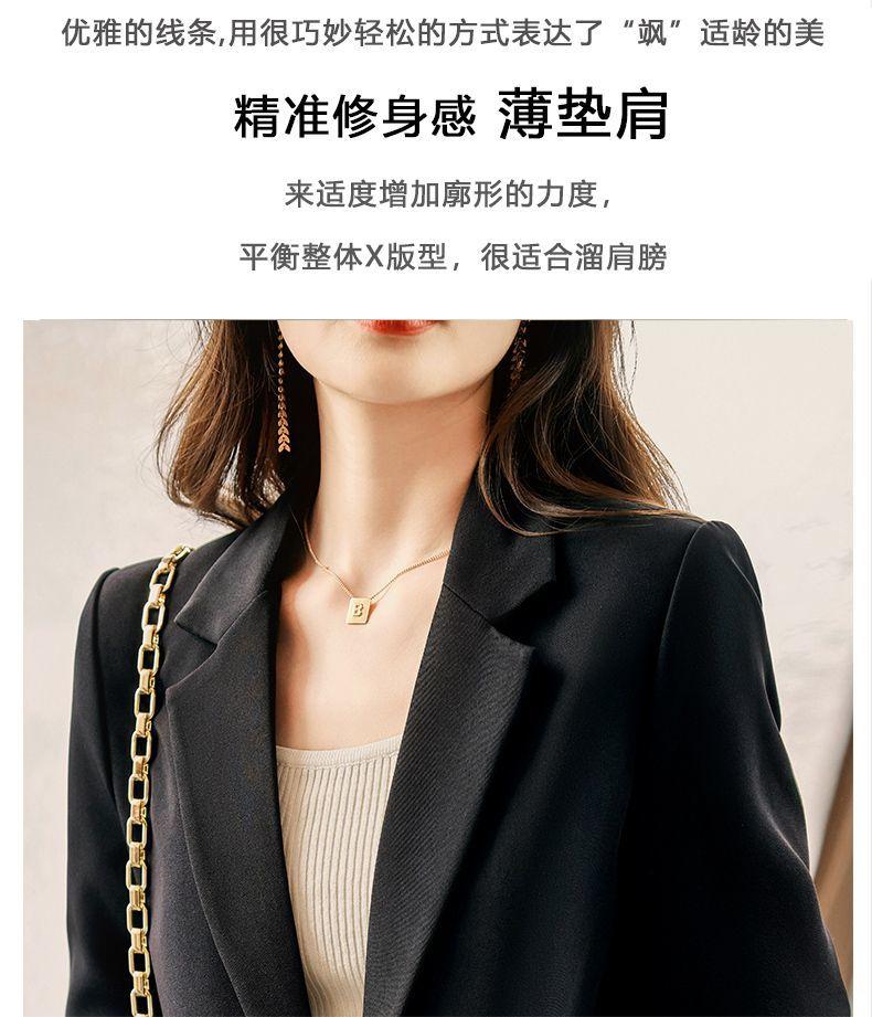 Product Introduction of Áo Khoác Vest, Dành Cho Nữ, Hàng Mới Về Mùa Xuân Năm 2024, Phong Cách Hàn Quốc, Dáng Ôm, Dễ Phối Đồ Dáng Rộng Vừa Vặn, Dài Tay, Áo Khoác Phong Cách Anh Quốc, Áo Khoác Nữ 8