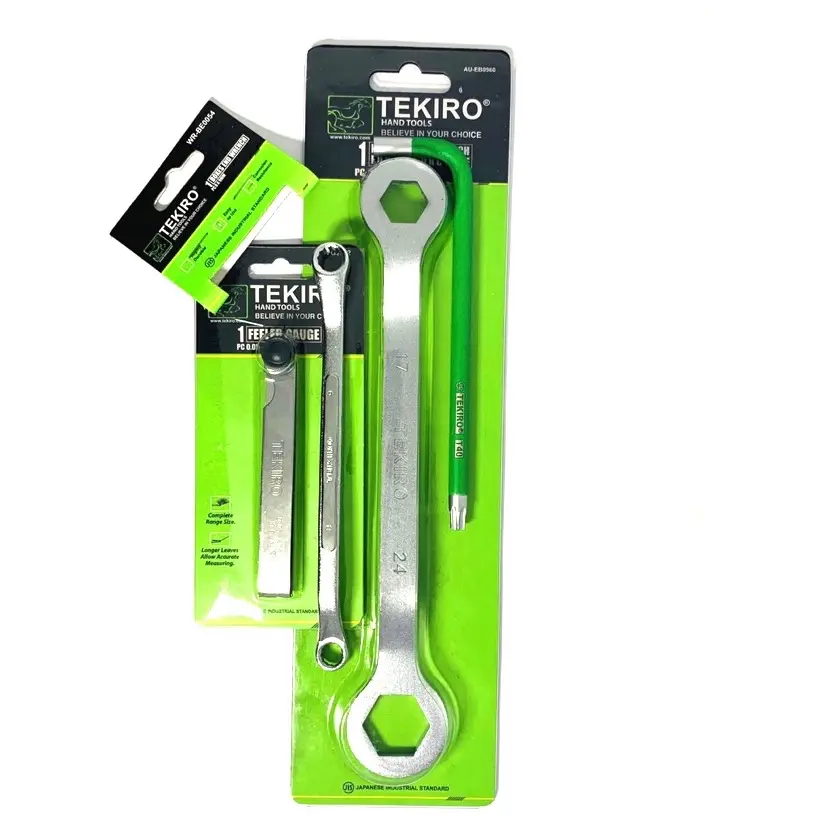 Paket 4 pcs for tune up kunci setelan klep kunci tutup klep puller kunci ring Tekiro Feeler Kunci Ring 8-9 TEKIRO