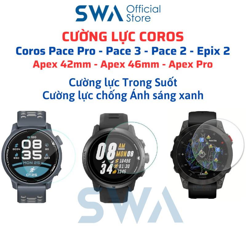 Dán màn hình cường lực đồng hồ Coros Pace Pro Pace 3 Pace 2 Apex 42mm 46mm Pro Epix gen2 SWA