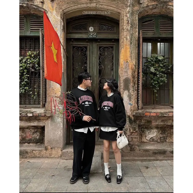 [ SWEATER IN THEO YÊU CẦU ] CHUBBIE 'TÌNH NHÂN' Sweatshirt nam nữ