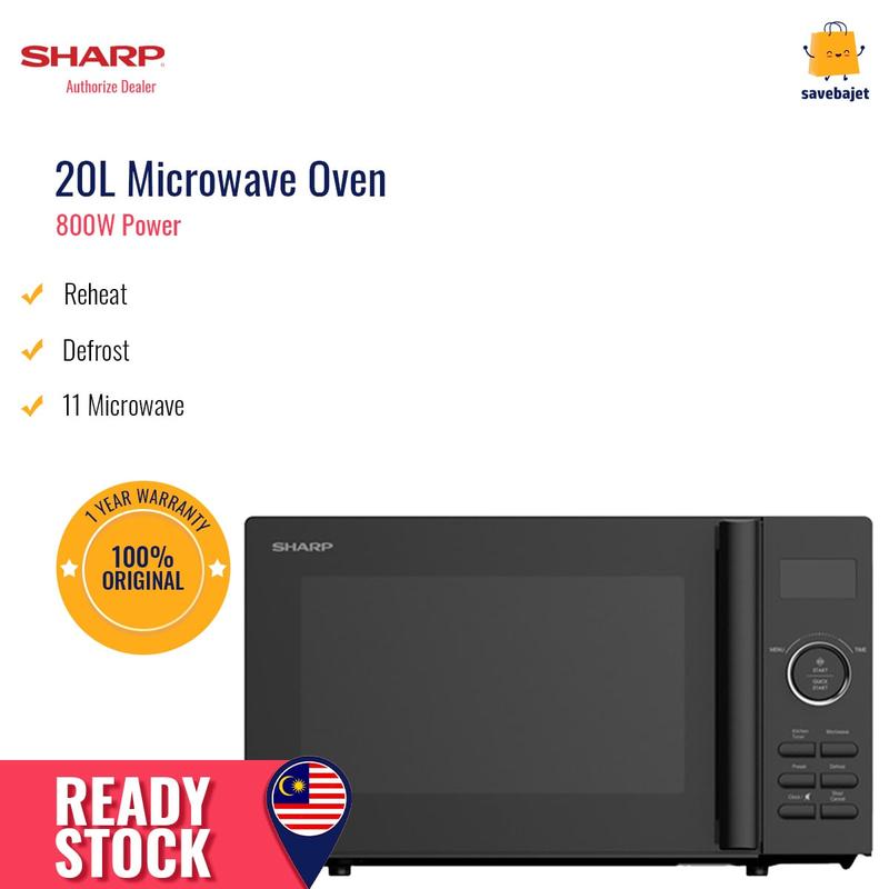Sharp Ketuhar Gelombang Mikro Microwave Oven (20 L) R2021GK - TikTok ...
