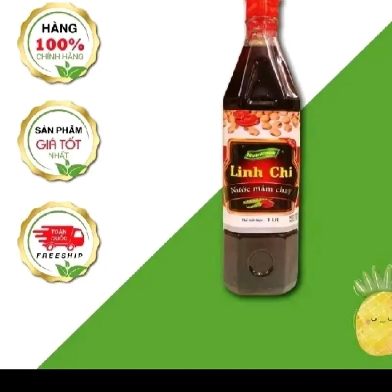 nước mắm linh chi nước mắm thuần chay dùng làm nước chấm hoặc nêm vào thức ăn sau khi nấu chín 4 chai 145 k tặng kèm 2 bịch hạt nêm chay 0