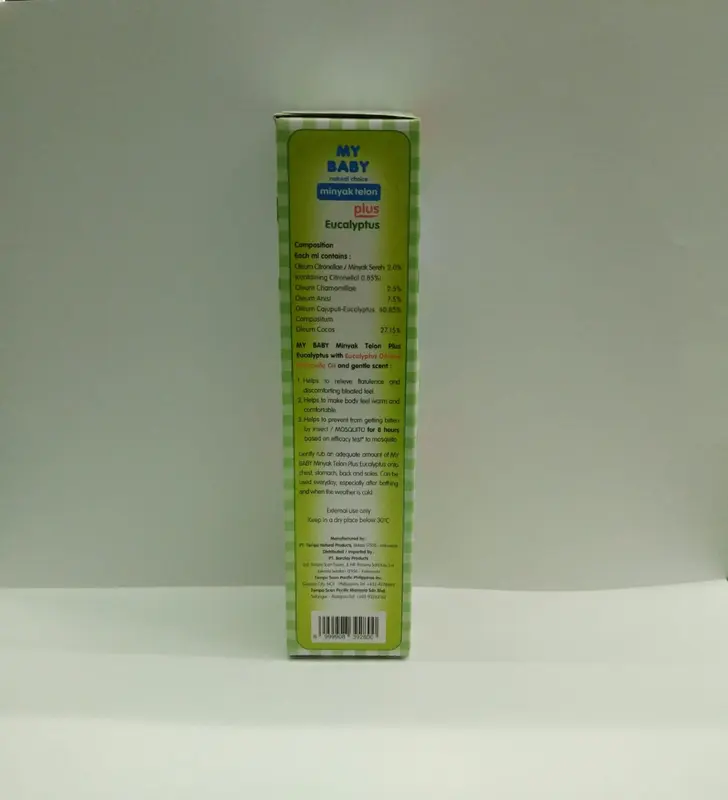MY BABY MINYAK TELON PLUS EUCALYPTUS 8 JAM ISI 150 ML bayi perut 2