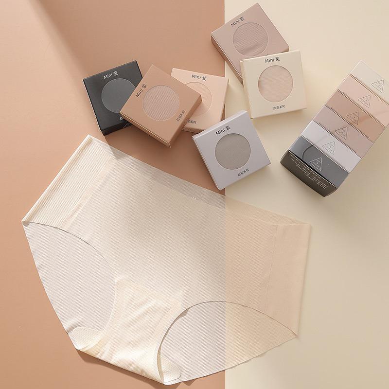 (40-60kg) Sét 6 quần lót su thạch tàng hình hộp mini Nữ Women quanlot tang