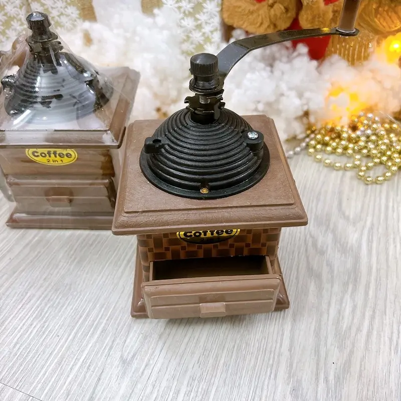Cối xay tiêu cà phê vuông Huỳnh Anh - Cối xay 2 trong 1 xay tiêu , xay cafe 6