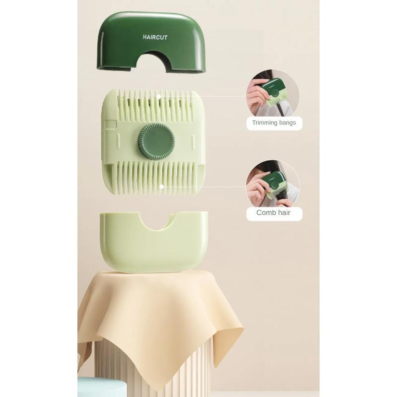 Product Introduction of 2 In 1 Baby HairCut And Hairdressing Comb Trim Bangs And Broken Hair Bangs Trimmer Manual Portable Children's Hair Clipper 6