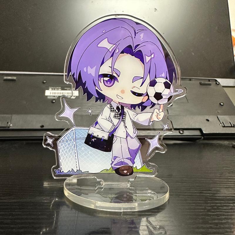 Mô hình đứng standee bằng arcrylic Blue Lock Bóng Đá Sport Art Anime Chibi decor góc học tập để bàn cao 8cm Đồ Chơi Toy