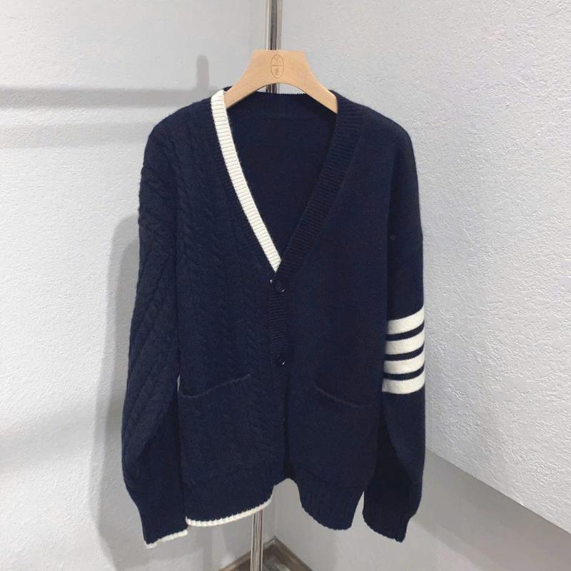 Áo khoác len cardigan , áo khoác len nữ sọc tay form rộng vải len thừng QCCC loại 1 phong cách Hàn Quốc không xù _RuBy 6