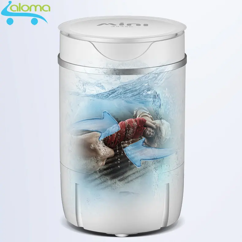 Máy giặt mini bán tự động DEKE XPB-10 giặt đảo chiều cực sạch tiết kiệm điện nước diện tích cho sinh viên - gia đình ở t Làm Sạch may giat 4