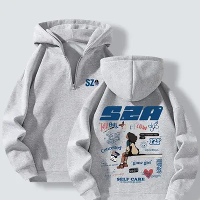 Halfzip Hoodie - TikTok Shop Halfzip Hoodie - TikTok Shop