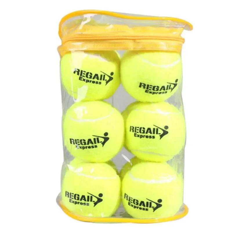 1pc Durable Pressurized Tennis Balls Training Tennis Balls High Bounce Practice Tennis Balls For Beginners 1