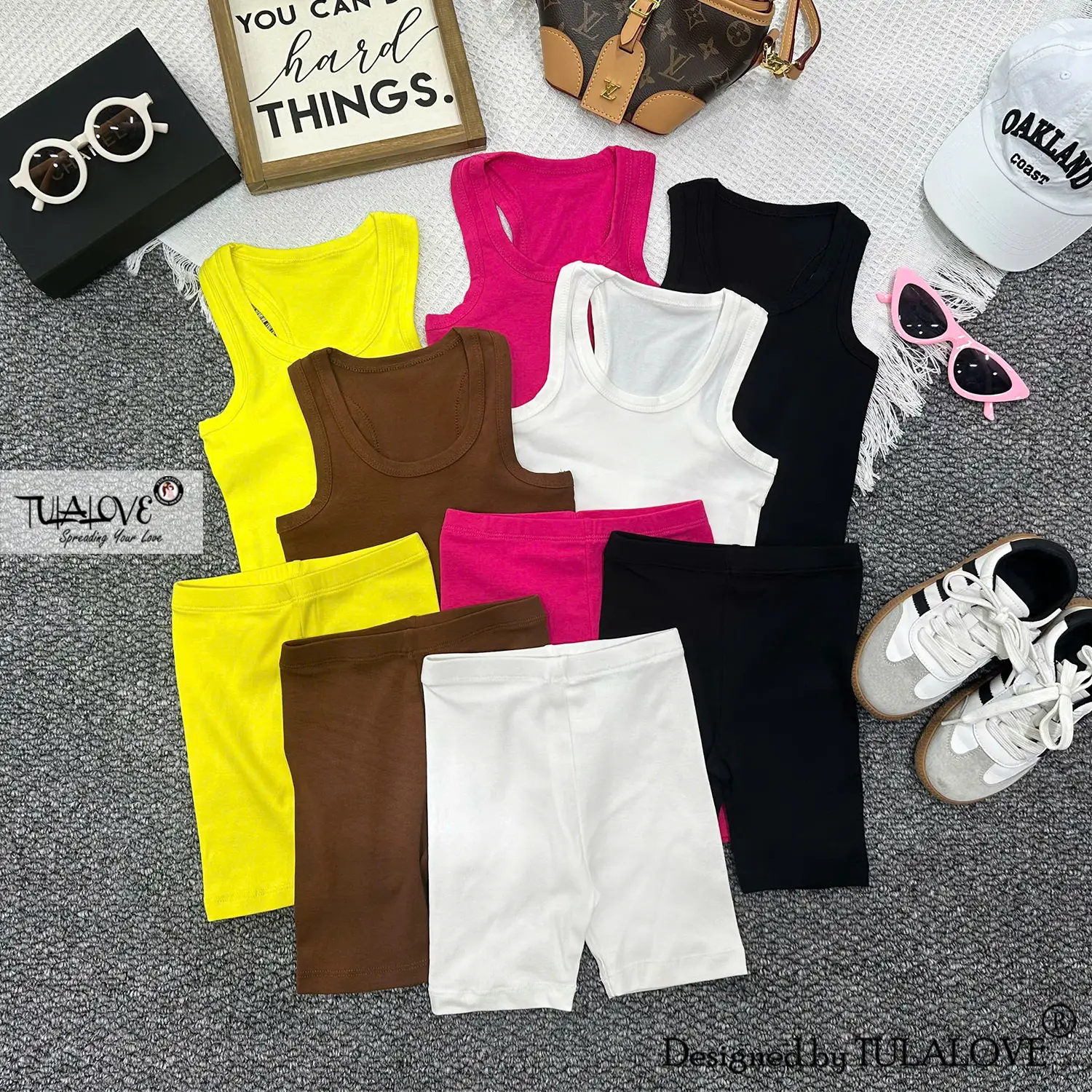 BỘ ÁO BALỖ + LEGGING ĐÙI CHO BÉ GÁI TULALOVE, Combo Quần Áo Mùa Hè Cho Bé Gái