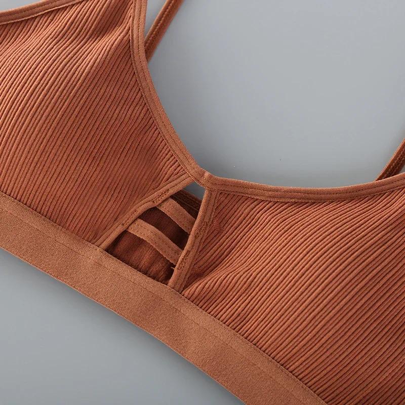 Product Introduction of 1 pcs New Women Cotton Sports Bra Tube Top Crop Female Seamless Underwear Tube Bra Wireless Bralette Lingerie Cropped Bandeau 11