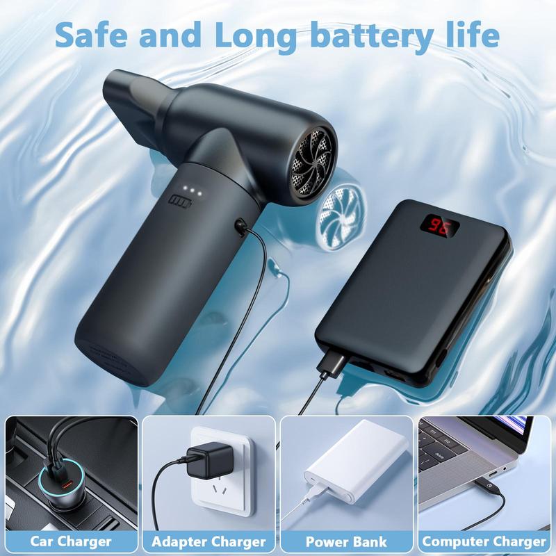 Product Introduction of Portable Handheld Car Vacuum Cleaner, Rechargeable Cordless Car Vacuum Cleaner, Multifunctional Car Cleaning Tool for Car Home Office 5