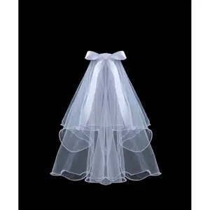 SLAYER JEPIT Pengantin Kerudung Bridal Shower Bride To Be Veil Tile Pengantin (Pasang Sendiri)