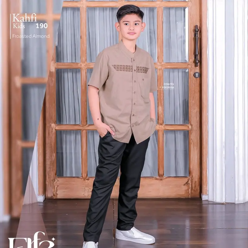 Ethica Elfa 279 Sarimbit Keluarga 2023 Froasted Almond Katun 4