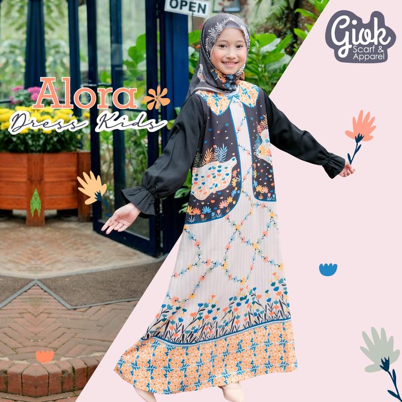 Alora Dress By Giok Apparel - Dress Printing Motif 8