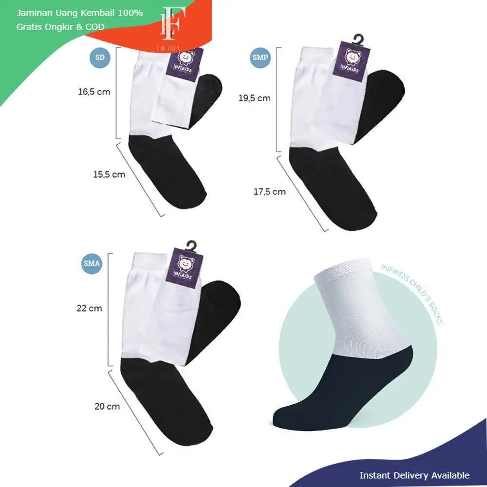 Kaos Kaki Sekolah Anak (Infikid KID 283) Fashion Sd