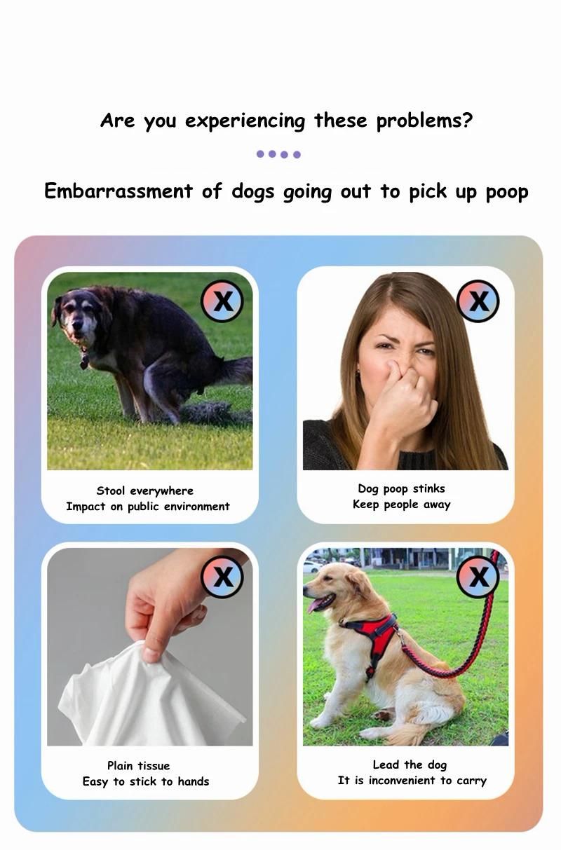 Product Introduction of 1/42 Roll Pet Biodegradable Trash Bag Dog Poop Bags Bulk Scented Poop Bag Degradable Cat Waste Bags Dog Poop Dispenser 20