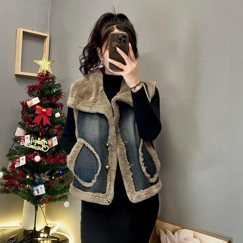 Áo gile bò QCCC - LÓT LÔNG