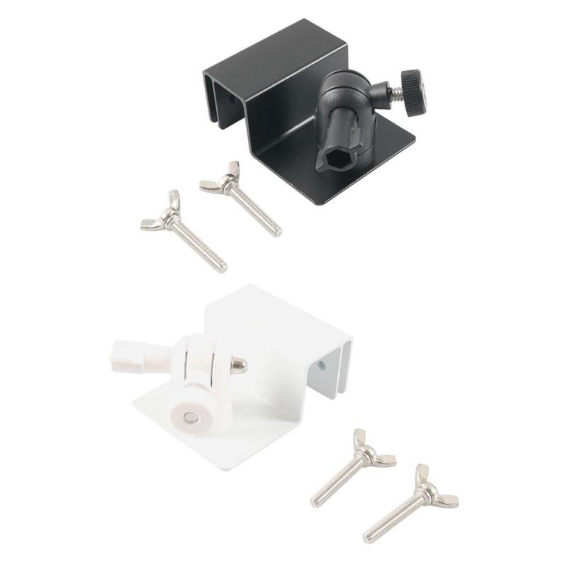 Universal Solar Panel Gutter Mount 1/4” Thread 7.5cmx6x3.1cm Sturdy Simple Assembly Flexible Rotation with 2 Bolts Bracket 2