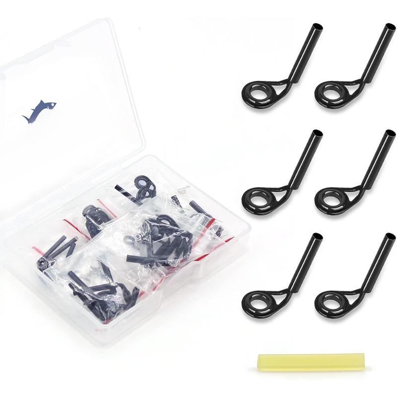 Rod Tips Repair Kit - 30 count Baitcasting Rods Fishing Rod Tip Guides ...