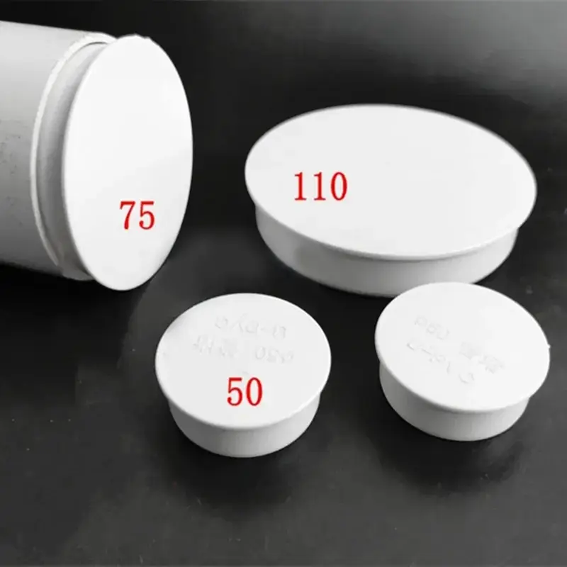 Mũ Chặn Bên Trong PVC, Độ Dày 50-160mm, Chèn Nắp Bảo Vệ Ống Thoát Nước 6