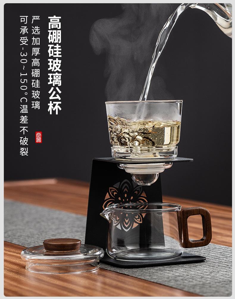 Product Introduction of Teapot making tea household 2025 new tea separator glass liner tea set elegant cup making teapot lazy tea set perfect  teapot 7