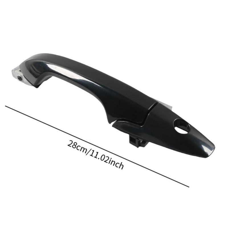 Exterior Door Handle Black Components 72180-swa-a11 for Honda Cr-v L4 2.4L 2007-2011 Length 28cm Easily Install Lightweight 2