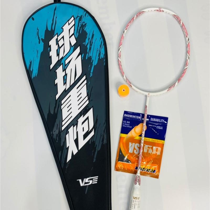 Vợt Cầu Lông VS Titan 1000 Khung Cacbon Lực Căng Max 16kg Tặng Công Căng Vợt + Bao Đựng Vợt + Quấn Cán Cán Vợt Sport