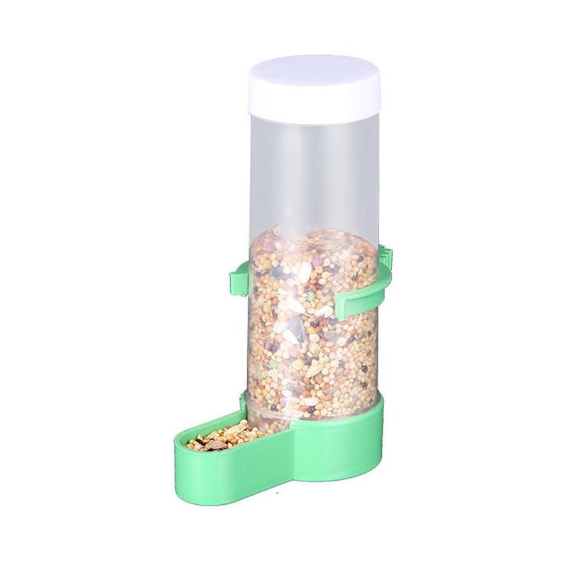 Product Introduction of Plastic Pigeon Parrot Birds Feeder Water Drinker Cup Double Cups Auto Pet Drinking Clear A0B1 51