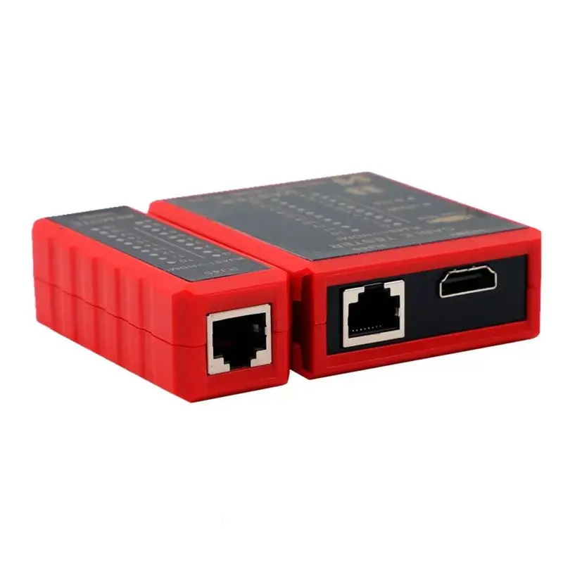 Máy Kiểm Tra Cáp Mạng, Độ Nét Cao, Chạy Bằng Pin, Máy Kiểm Tra Dây HDMI Bằng Nhựa, Máy Dò Cáp Mạng LAN, Tương Thích RJ11 / RJ12 / RJ45 4