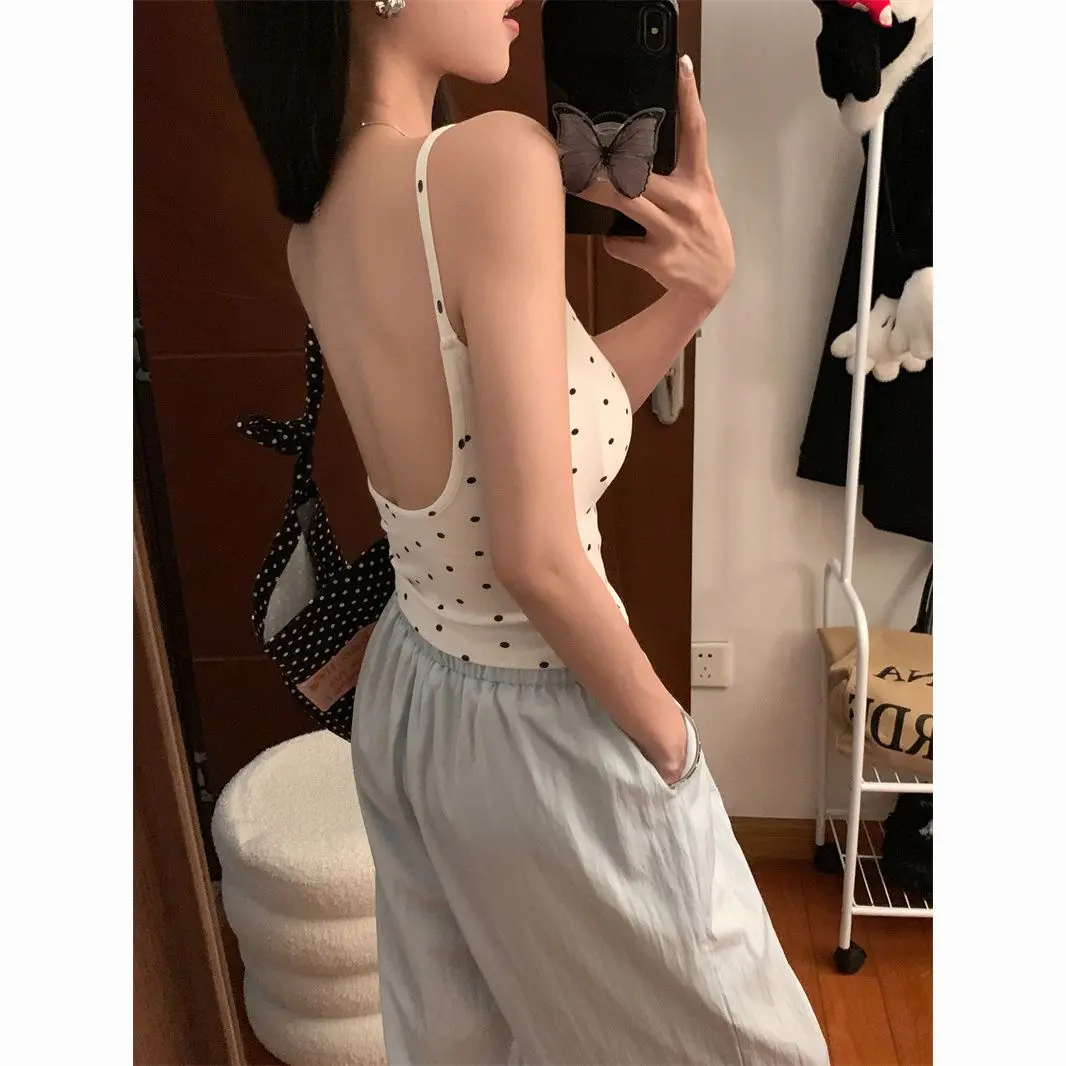 Áo Yếm Cô Gái Nóng Bỏng, Dễ Thương Và Gợi Cảm, Có Đệm Ngực, Có Thể Mặc Ngoài Trời Và Bên Trong, Bó Sát, Vẻ Đẹp Lưng, Thiết Kế Đẹp, Không Tay, Áo Cơ Sở, Dành Cho Nữ, Năm 2025 [34000 Người Vinh Danh]