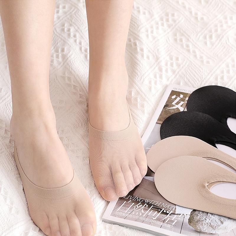 TAT01 Tất Hài Tất lười da chân Vớ lười nữ mang giày búp bê giày múa Vớ Hài Vô Hình Không Đường May Thoáng Khí