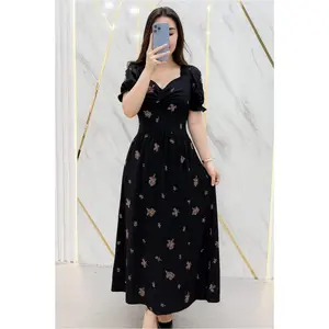 terlaris Daster Madam Midi Dress Karet Busui Lengan Pendek Gaun Batik Wanita Rayon Super Premium All Size