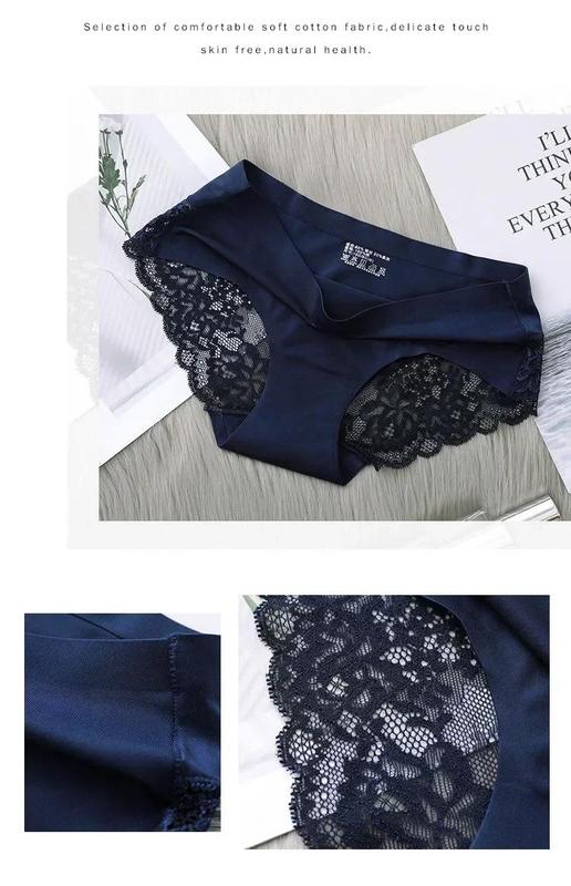 Product Introduction of 3PCS  Seamless Women's Hollow Out Panties Underwear Comfortable Breathable Lace Briefs Low Rise Female Sport Panty Soft Lady Lingerie Womenswear Innerwear 13