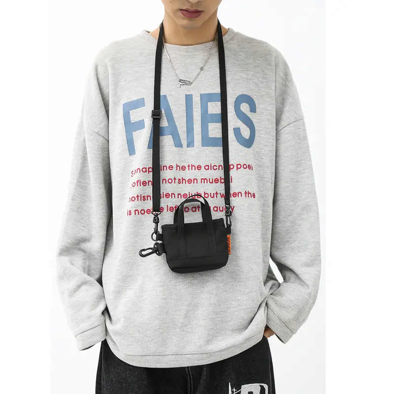 Túi Đeo Vai Nylon, Unisex, Màu Trơn Phong Cách Thường Ngày túi Messenger Có Khóa Kéo 2