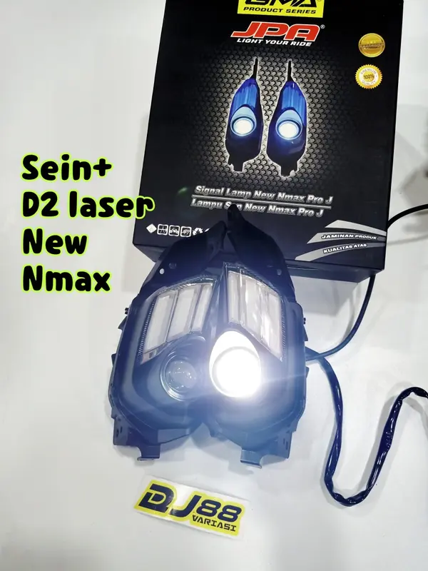 Lampu sein depan new nmax JPA projie d2 laser original 3