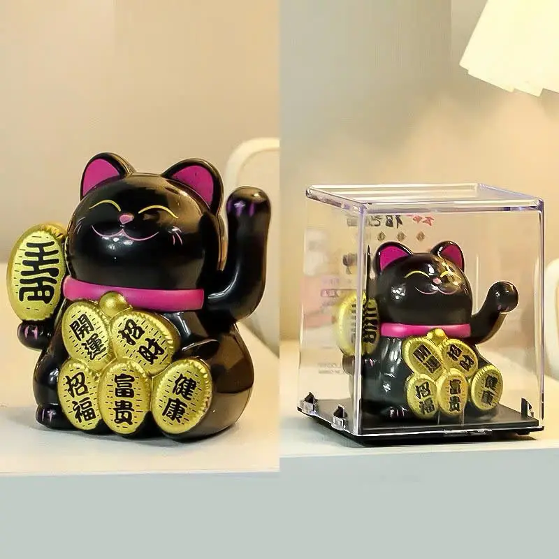 Mèo thần tài may mắn Mini vẫy tay dùng năng lượng mặt trời Nhật bản [Cocaf Decor Japan] 3